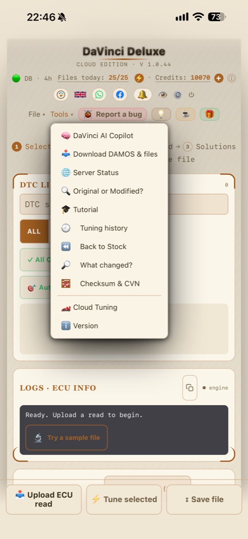 DaVinci Deluxe auf iPhone 48