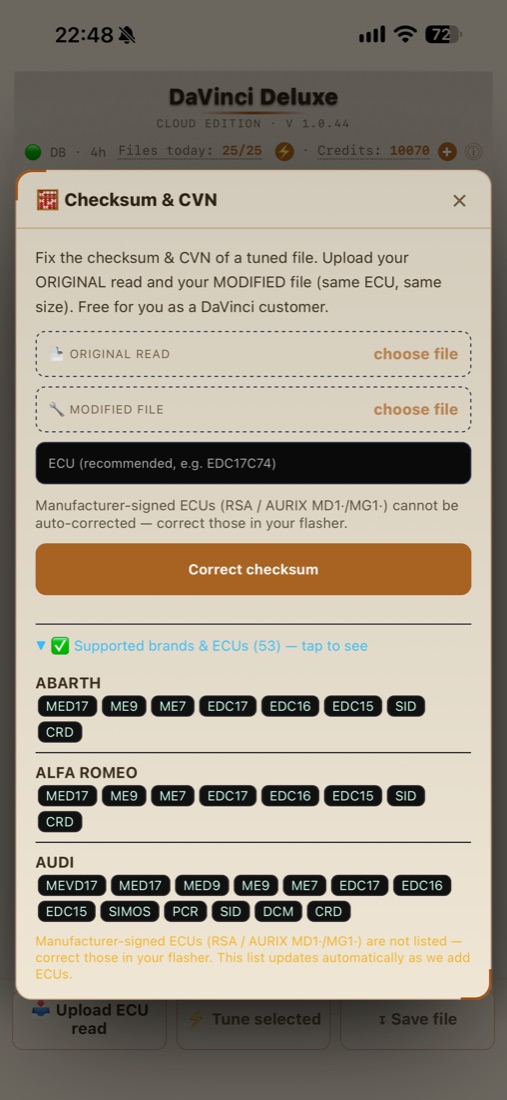 DaVinci Deluxe auf iPhone 53